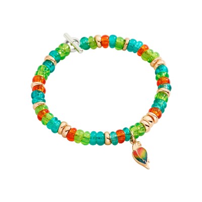 Bracelet Dodo Rondelle en argent et platique recyclé